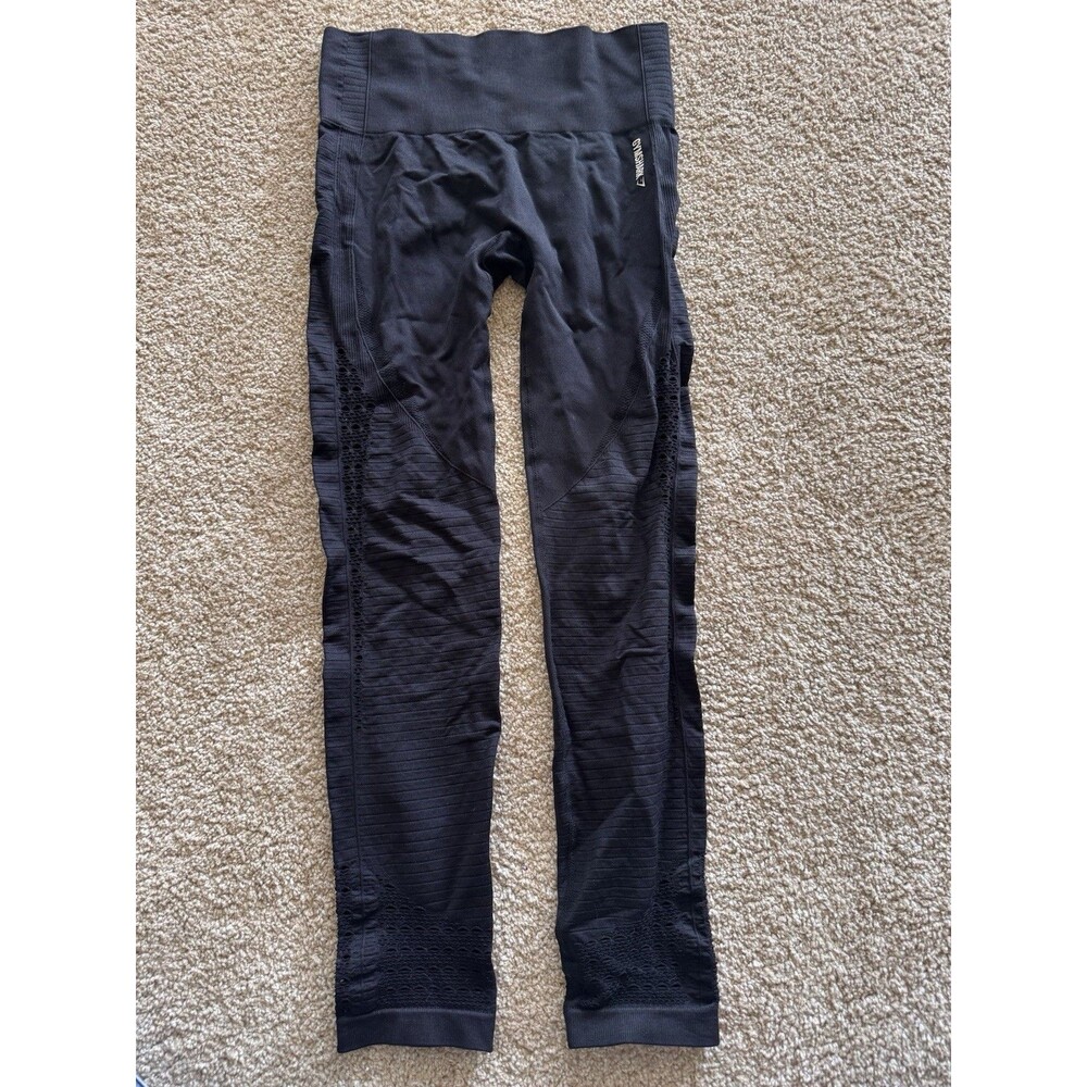 Gymshark Apex Seamless Leggings Contour Compression Size XS Black